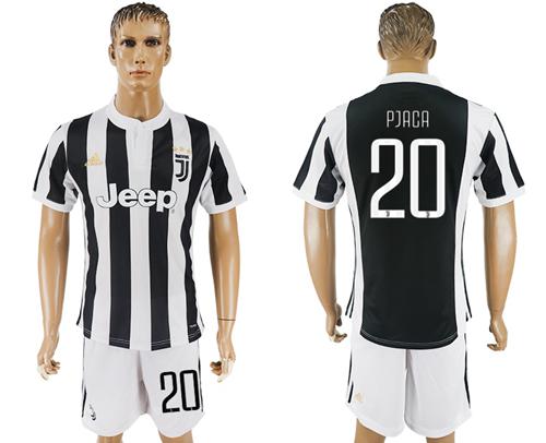 Juventus #20 Pjaca Home Soccer Club Jersey